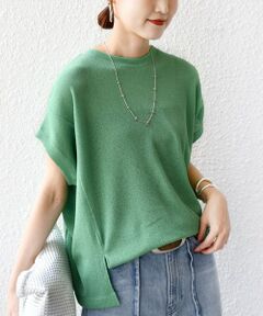 SHIPS / シップス Tシャツ | 《予約》【WEB限定】シアー ワッフル スリット TEE