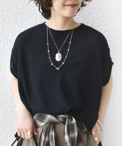 SHIPS / シップス Tシャツ | 《予約》【WEB限定】シアー ワッフル スリット TEE | 詳細15