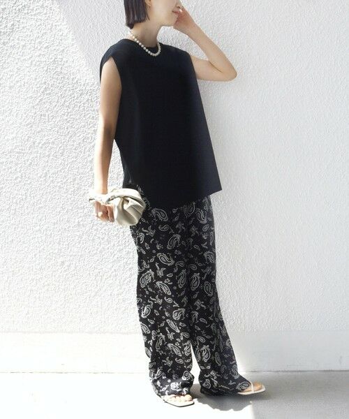 SHIPS / シップス カットソー | 《予約》〈接触冷感/UVカット〉ガゼット デザイン 裾 ラウンド TEE | 詳細14