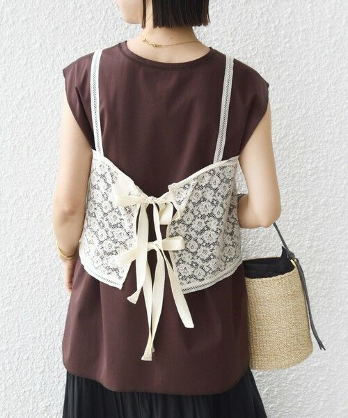 SHIPS / シップス カットソー | 《予約》〈接触冷感/UVカット〉ガゼット デザイン 裾 ラウンド TEE | 詳細29