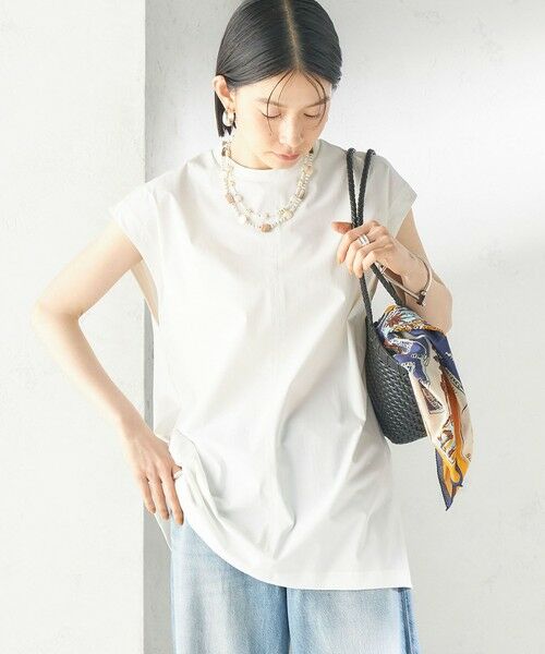 SHIPS / シップス Tシャツ | 《予約》【SHIPS別注】TAION: 〈UVカット/接触冷感/吸水速乾〉バック スリット TEE | 詳細5