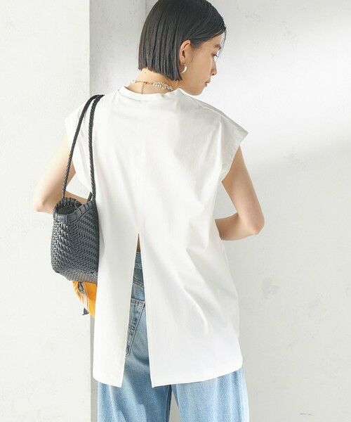 SHIPS / シップス Tシャツ | 《予約》【SHIPS別注】TAION: 〈UVカット/接触冷感/吸水速乾〉バック スリット TEE | 詳細7