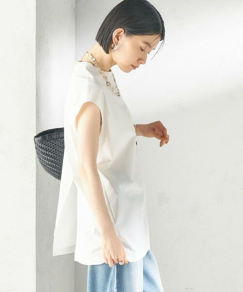 SHIPS / シップス Tシャツ | 《予約》【SHIPS別注】TAION: 〈UVカット/接触冷感/吸水速乾〉バック スリット TEE | 詳細8