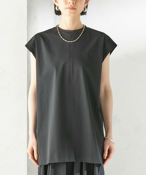 SHIPS / シップス Tシャツ | 《予約》【SHIPS別注】TAION: 〈UVカット/接触冷感/吸水速乾〉バック スリット TEE | 詳細25