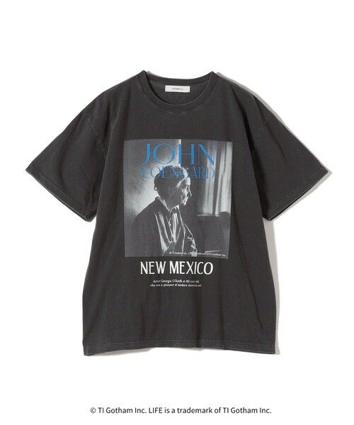 SHIPS / シップス Tシャツ | johnbull: LIFE JOHN LOENGARD TEE（ブラック）