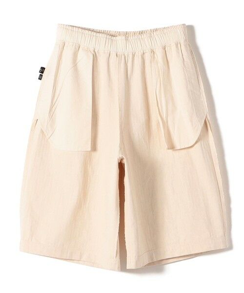 SHIPS / シップス ショート・ハーフ・半端丈パンツ | SHIPS Primary Navy Label:〈手洗い可能〉コットン キュロット ショーツ | 詳細2