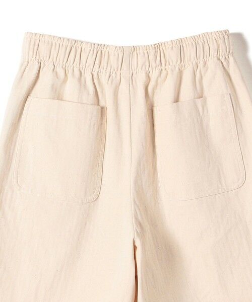 SHIPS / シップス ショート・ハーフ・半端丈パンツ | SHIPS Primary Navy Label:〈手洗い可能〉コットン キュロット ショーツ | 詳細5