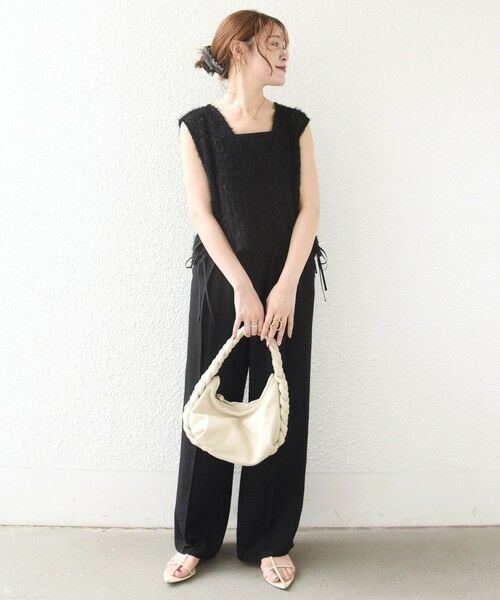 SHIPS / シップス その他パンツ | 〈接触冷感/手洗い可能〉Jupiter 麻混 タック ギャザー パンツ | 詳細26