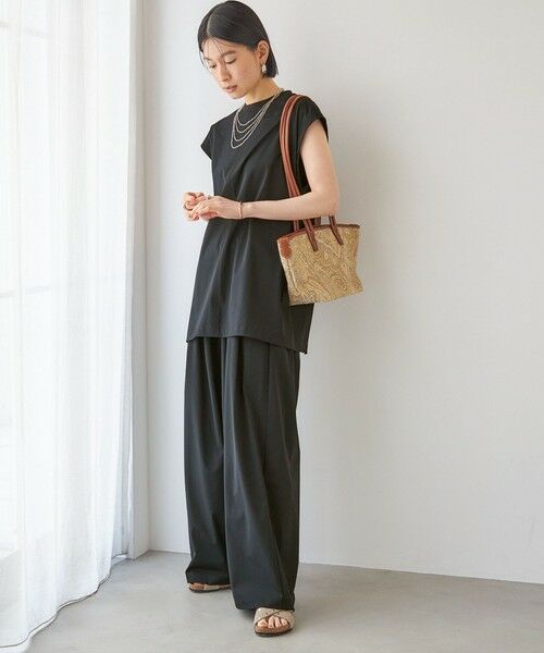 SHIPS / シップス その他パンツ | 《予約》【SHIPS別注】TAION: 〈UVカット/接触冷感/吸水速乾〉ドロスト パンツ | 詳細13