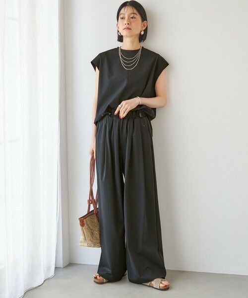 SHIPS / シップス その他パンツ | 《予約》【SHIPS別注】TAION: 〈UVカット/接触冷感/吸水速乾〉ドロスト パンツ | 詳細16