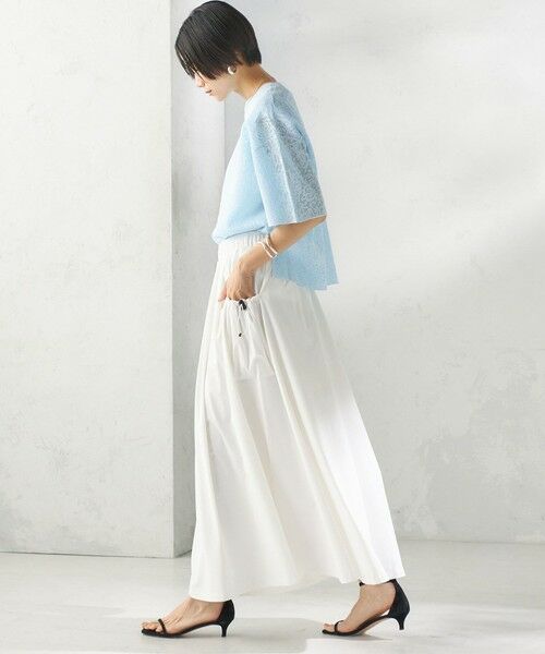 SHIPS / シップス ロング・マキシ丈スカート | 《予約》【SHIPS別注】TAION: 〈UVカット/接触冷感/吸水速乾〉サイド ポケット スカート | 詳細2