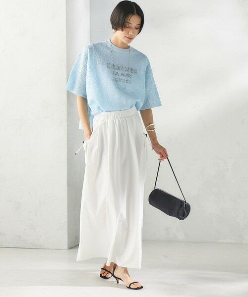 SHIPS / シップス ロング・マキシ丈スカート | 《予約》【SHIPS別注】TAION: 〈UVカット/接触冷感/吸水速乾〉サイド ポケット スカート | 詳細4