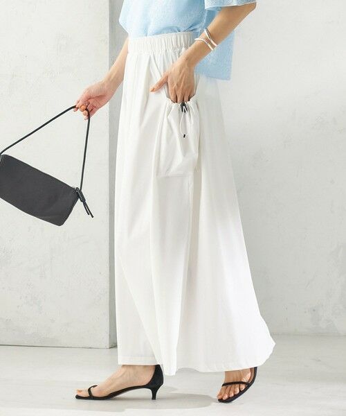 SHIPS / シップス ロング・マキシ丈スカート | 《予約》【SHIPS別注】TAION: 〈UVカット/接触冷感/吸水速乾〉サイド ポケット スカート | 詳細6