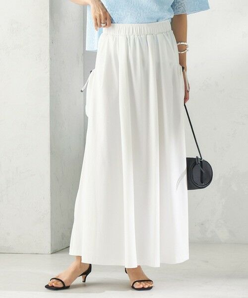 SHIPS / シップス ロング・マキシ丈スカート | 《予約》【SHIPS別注】TAION: 〈UVカット/接触冷感/吸水速乾〉サイド ポケット スカート | 詳細8