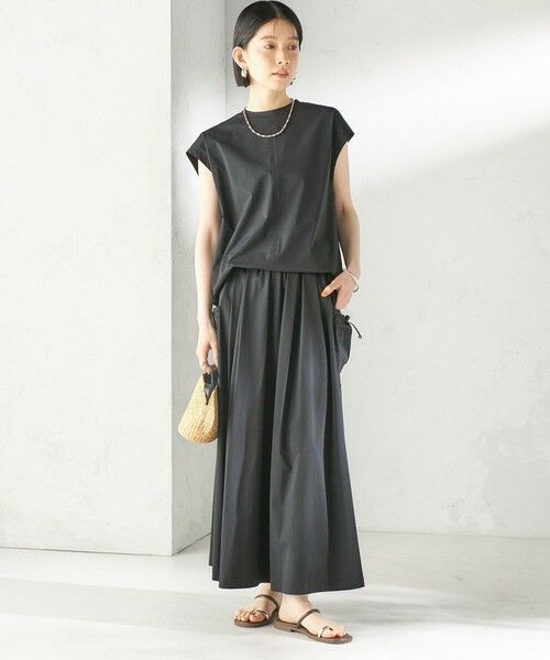 SHIPS / シップス ロング・マキシ丈スカート | 《予約》【SHIPS別注】TAION: 〈UVカット/接触冷感/吸水速乾〉サイド ポケット スカート | 詳細1