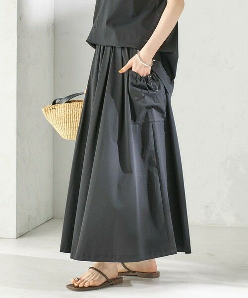 SHIPS / シップス ロング・マキシ丈スカート | 《予約》【SHIPS別注】TAION: 〈UVカット/接触冷感/吸水速乾〉サイド ポケット スカート | 詳細6