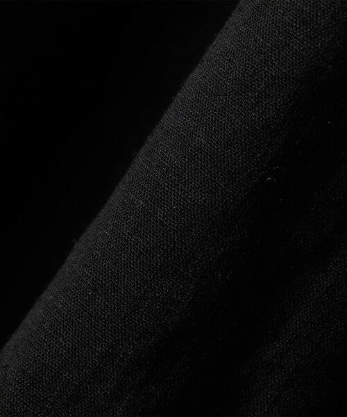 SHIPS / シップス ロング・マキシ丈ワンピース | 《予約》【WEB限定】〈手洗い可能〉レーヨン 麻 ステッチ デザイン Vネック ワンピース | 詳細7