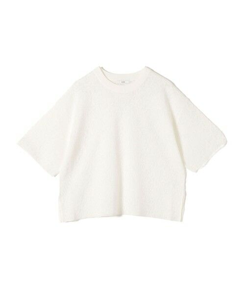 SHIPS / シップス カットソー | 《予約》〈手洗い可能〉レース ジャカード ショートスリーブ カットソー | 詳細9