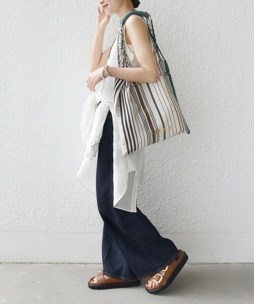 SHIPS / シップス カットソー（半袖以外） | 《予約》〈手洗い可能〉レース ジャカード 2WAY ノースリーブ カットソー | 詳細2