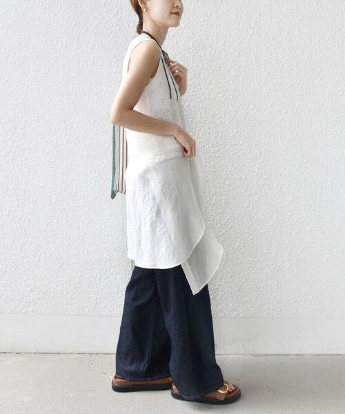 SHIPS / シップス カットソー（半袖以外） | 《予約》〈手洗い可能〉レース ジャカード 2WAY ノースリーブ カットソー | 詳細4