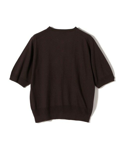 SHIPS / シップス カーディガン・ボレロ | SHIPS Primary Navy Label:〈手洗い可能〉シルク リネン 半袖 カーディガン | 詳細2