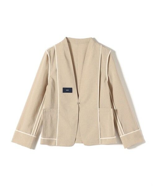 SHIPS / シップス ノーカラージャケット | 〈洗濯機可能/接触冷感/吸水速乾〉FUNCTION カラーレス ジャケット(セットアップ対応可) | 詳細12