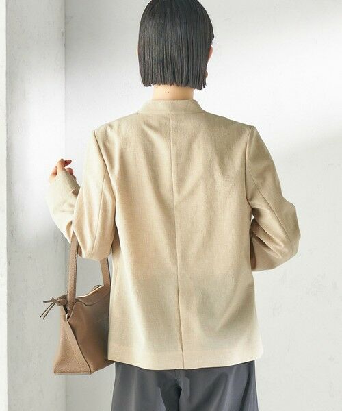 SHIPS / シップス ノーカラージャケット | 〈洗濯機可能/接触冷感/吸水速乾〉FUNCTION カラーレス ジャケット(セットアップ対応可) | 詳細7