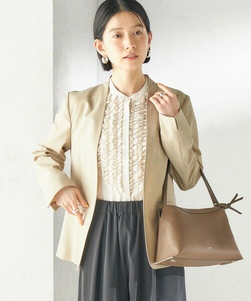SHIPS / シップス ノーカラージャケット | 〈洗濯機可能/接触冷感/吸水速乾〉FUNCTION カラーレス ジャケット(セットアップ対応可) | 詳細8