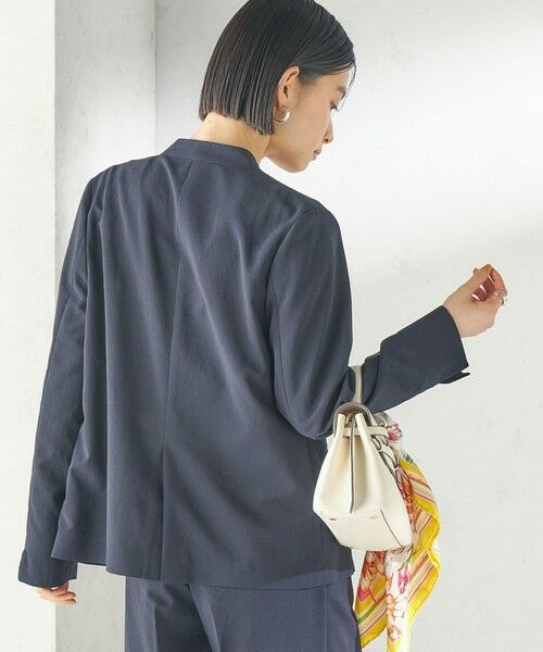SHIPS / シップス ノーカラージャケット | 〈洗濯機可能/接触冷感/吸水速乾〉FUNCTION カラーレス ジャケット(セットアップ対応可) | 詳細27