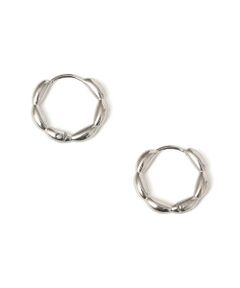 SHIPS / シップス ピアス・イヤリング | ニュアンス ステンレス フープ ピアス