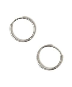 SHIPS / シップス ピアス・イヤリング | ステンレス ジルコニア ミニ フープ ピアス