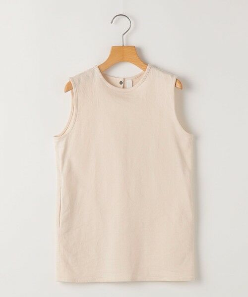 SHIPS / シップス その他トップス | MOUN TEN.:125cm / ノースリーブ デニム オーバーチュニック（アイボリー）