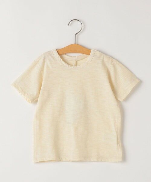 SHIPS / シップス Tシャツ | MOUN TEN.:80〜95cm / コットン ワイドシルエット 半袖 Tシャツ（アイボリー）