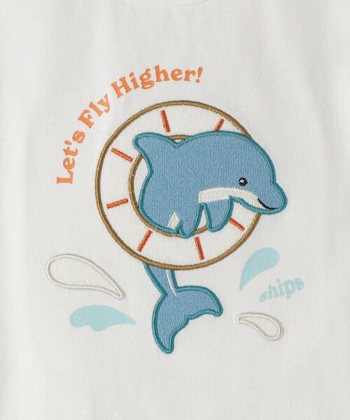 SHIPS / シップス Tシャツ | SHIPS KIDS:80〜90cm / イルカ モチーフ ベビー Tシャツ | 詳細1