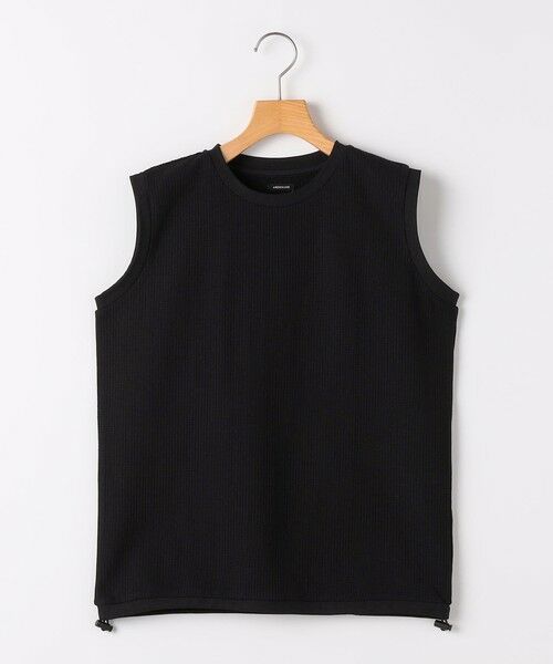 SHIPS / シップス タンクトップ | ARCH&LINE:100〜125cm / 〈UVカット〉ワッフル タンクトップ（ブラック）