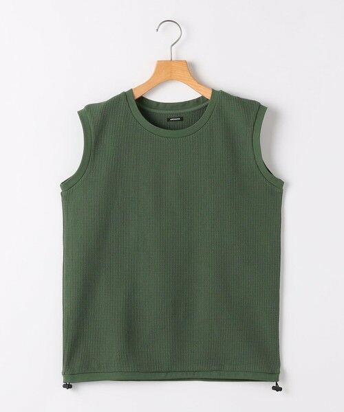 SHIPS / シップス タンクトップ | ARCH&LINE:100〜125cm / 〈UVカット〉ワッフル タンクトップ（オリーブ）