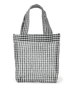 SHIPS / シップス トートバッグ | Diminutivo:メッシュ ギンガム メルカド トートバッグ