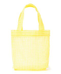 SHIPS / シップス トートバッグ | Diminutivo:メッシュ ギンガム メルカド トートバッグ