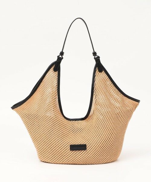 SHIPS / シップス トートバッグ | quaranciel: ワンハンドル パイピング メッシュ トートバッグ | 詳細12