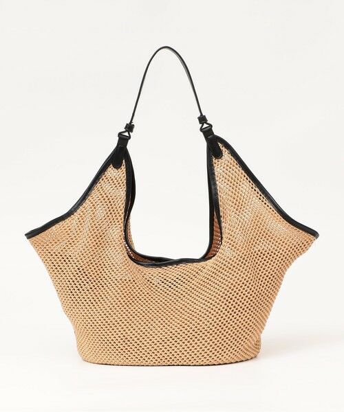 SHIPS / シップス トートバッグ | quaranciel: ワンハンドル パイピング メッシュ トートバッグ | 詳細14