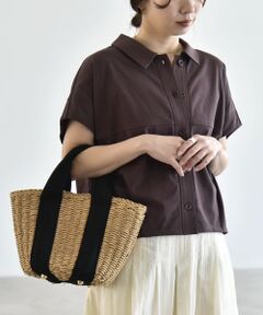 SHIPS / シップス カットソー | 《予約》quaranciel:〈接触冷感/洗濯機可能〉天竺 フレンチスリーブ シャツ カットソー