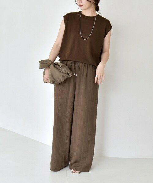 SHIPS / シップス その他パンツ | 《予約》quaranciel:〈手洗い可能〉ストライプ ドロスト イージー ワイド パンツ | 詳細11