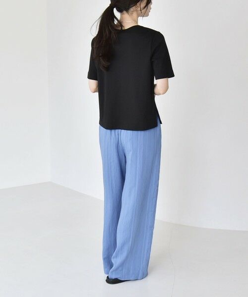 SHIPS / シップス その他パンツ | 《予約》quaranciel:〈手洗い可能〉ストライプ ドロスト イージー ワイド パンツ | 詳細26