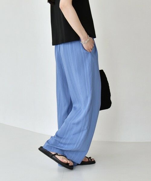 SHIPS / シップス その他パンツ | 《予約》quaranciel:〈手洗い可能〉ストライプ ドロスト イージー ワイド パンツ | 詳細27