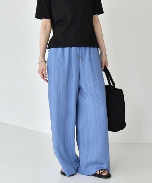 SHIPS / シップス その他パンツ | 《予約》quaranciel:〈手洗い可能〉ストライプ ドロスト イージー ワイド パンツ | 詳細29