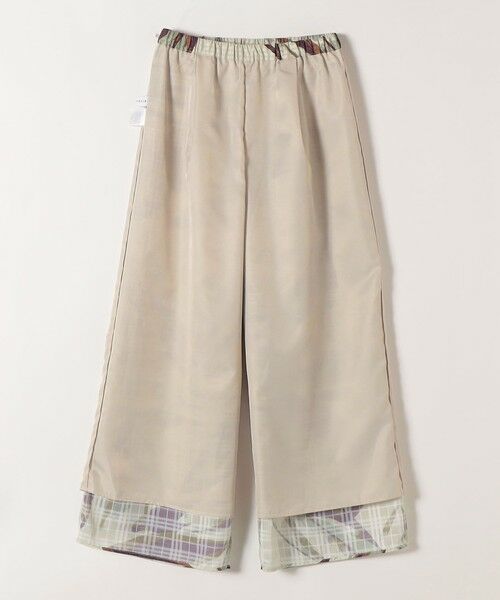 SHIPS / シップス その他パンツ | 《予約》quaranciel:〈洗濯機可能〉ボタニカル プリント イージー ワイド パンツ | 詳細20