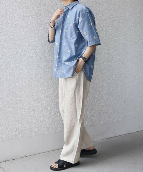 SHIPS / シップス シャツ・ブラウス | SHIPS any:〈洗濯機可能〉グリッター プリント レギュラー ハーフスリーブ シャツ◆ | 詳細14