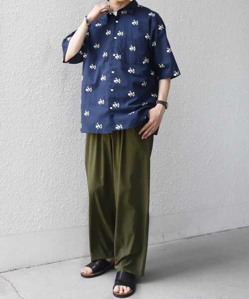 SHIPS / シップス シャツ・ブラウス | SHIPS any:〈洗濯機可能〉グリッター プリント レギュラー ハーフスリーブ シャツ◆ | 詳細20