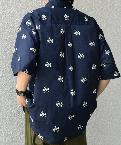 SHIPS / シップス シャツ・ブラウス | SHIPS any:〈洗濯機可能〉グリッター プリント レギュラー ハーフスリーブ シャツ◆ | 詳細24