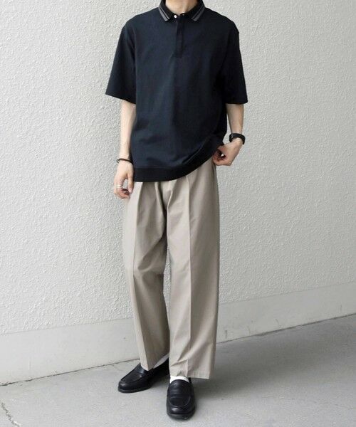 SHIPS / シップス ポロシャツ | SHIPS any:〈洗濯機可能〉エアロ スケープ メッシュ 鹿の子 リブ ポロシャツ◆ | 詳細13